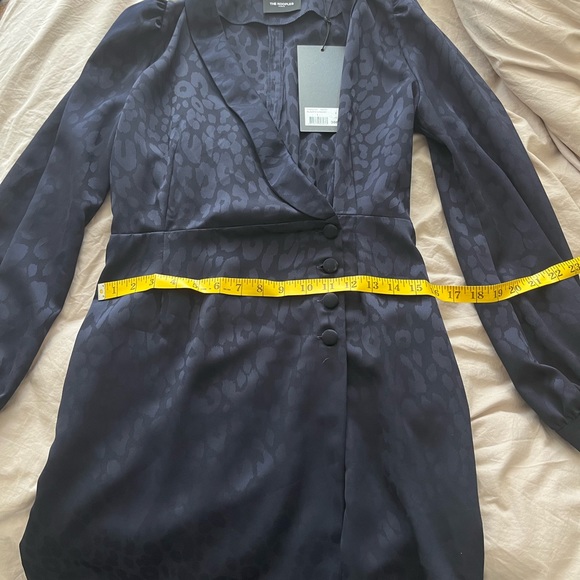 The Kooples Blazer-style short dress with leopard print size 2 NWT - Picture 3 of 5